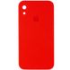 Чехол Silicone Case Square Full Camera Protective (AA) для Apple iPhone XR (6.1") Красный / Red фото 1