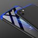 Пластиковая накладка GKK LikGus 360 градусов (opp) для Realme C11 (2020) Черный / Синий фото 6