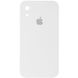Уценка Чехол Silicone Case Square Full Camera Protective (AA) для Apple iPhone XR (6.1") Вскрытая упаковка / Белый / White фото 1