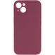 Чехол Silk Full Camera Protective (AA) NO LOGO для Apple iPhone 14 Plus (6.7") Бордовый / Plum