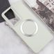 TPU чехол Bonbon Metal Style with MagSafe для Samsung Galaxy S22 Ultra Белый / White фото 4