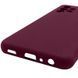 Чехол Silicone Cover Lakshmi Full Camera (AAA) для Samsung Galaxy A32 4G Бордовый / Plum фото 5