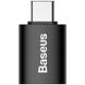Перехідник Baseus Ingenuity Series Mini Type-C to USB 3.1 (ZJJQ000001) Black фото 3
