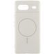Чехол Silicone Cover Lakshmi Full Camera (AA) with MagFit для Google Pixel 8a Белый / White