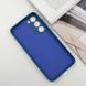 Чохол TPU GETMAN Liquid Silk Full Camera для Samsung Galaxy S23 Синій / Navy Blue фото 3