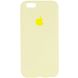 Чехол Silicone Case Full Protective (AA) для Apple iPhone 6/6s (4.7") Желтый / Mellow Yellow фото 1