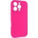 Чохол Silk Full Camera Protective (AA) NO LOGO для Apple iPhone 16 Pro Max (6.9") Рожевий / Barbie pink