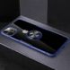 TPU+PC чохол Deen CrystalRing for Magnet (opp) для Apple iPhone 12 Pro Max (6.7") Безбарвний / Синій фото 2