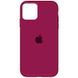 Уцінка Чохол Silicone Case Full Protective (AA) для Apple iPhone 12 Pro Max (6.7") Естетичний дефект / Бордовий / Maroon