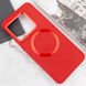 TPU чохол Bonbon Metal Style with MagSafe для OnePlus 10 Pro Червоний / Red фото 5