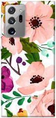 Чохол itsPrint Акварельні квіти для Samsung Galaxy Note 20 Ultra