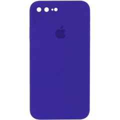 Чохол Silicone Case Square Full Camera Protective (AA) для Apple iPhone 7 plus / 8 plus (5.5") Фіолетовий / Ultra Violet