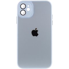 Чохол TPU+Glass Sapphire Midnight для Apple iPhone 12 (6.1") Блакитний / Blue