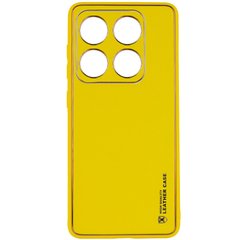 Шкіряний чохол Xshield для Xiaomi 14 Жовтий / Yellow
