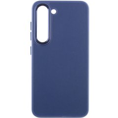 Уцінка Шкіряний чохол Bonbon Leather Metal Style для Samsung Galaxy S23 Естетичний дефект / Синій / Navy blue
