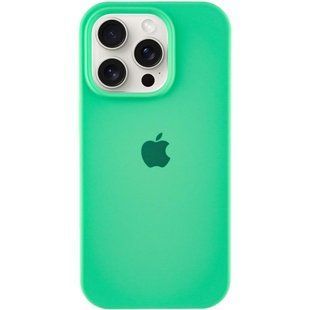 Чохол Silicone Case Full Protective (AA) для Apple iPhone 16 Pro (6.3") Зелений / Spearmint