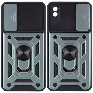 Чехол Ummi Camshield Serge Ring для Xiaomi Redmi 9A Зеленый