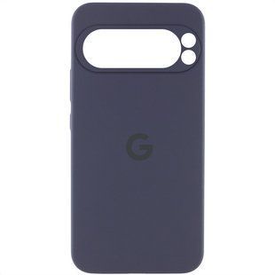 Чохол Silicone Cover Lakshmi Full Camera (AAA) with Logo для Google Pixel 9 Pro Сірий / Dark Gray