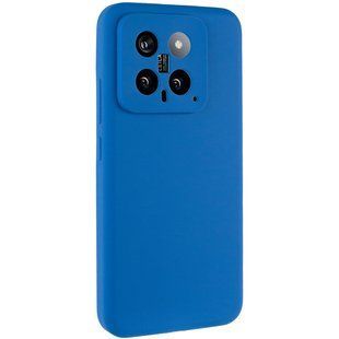 Чохол Silicone Cover Ummi Lakshmi Full Camera (AA) для Xiaomi 14 Синій / Navy Blue