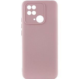 Чехол Silicone Cover Ummi Lakshmi Full Camera (AA) для Xiaomi Redmi 10C Розовый / Pink Sand