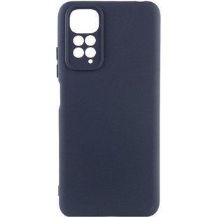 Чехол Silicone Cover Ummi Lakshmi Full Camera (AA) для Xiaomi Redmi Note 11 (Global) / Note 11S Синий / Midnight Blue