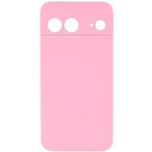 Чехол TPU GETMAN Liquid Silk Full Camera для Google Pixel 7 Розовый / Pink