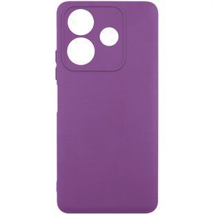 Чохол TPU GETMAN Liquid Silk Full Camera для Xiaomi Redmi Note 14 5G Фіолетовий / Grape