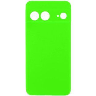 Чехол TPU GETMAN Liquid Silk Full Camera для Google Pixel 7 Салатовый / Neon Green