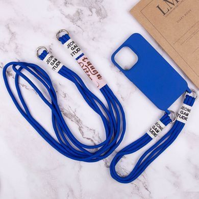 Чехол TPU two straps California для Apple iPhone 11 Pro Max (6.5") Синий / Iris
