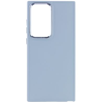 TPU чохол Bonbon Metal Style для Samsung Galaxy S23 Ultra Блакитний / Mist blue