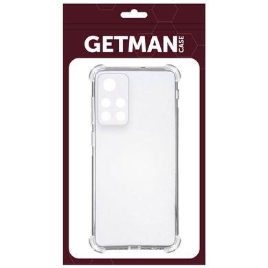 TPU чехол GETMAN Ease logo усиленные углы Full Camera для Xiaomi Poco M4 Pro 5G / Note 11 5G Бесцветный (прозрачный)