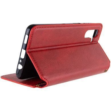 Шкіряний чохол книжка GETMAN Cubic (PU) для Samsung Galaxy M14 5G Червоний