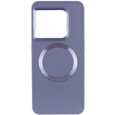 TPU чохол Bonbon Metal Style with MagSafe для OnePlus 10 Pro Сірий / Lavender