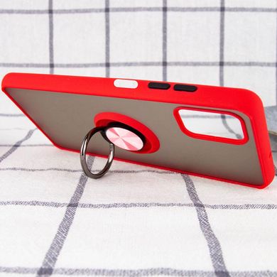 TPU+PC чехол Deen ColorEdgingRing for Magnet для ZTE Blade V20 Smart Красный