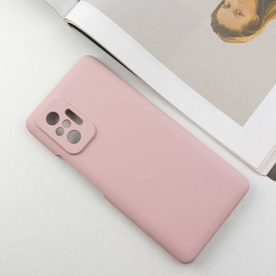 Чехол Silicone Cover Lakshmi Full Camera (AAA) для Xiaomi Redmi Note 10 Pro / 10 Pro Max Розовый / Pink Sand