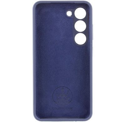 Чохол Silicone Cover Lakshmi Full Camera (AAA) with Logo для Samsung Galaxy S23 Темно-синій / Midnight blue