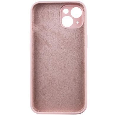 Чехол Silk Full Camera Protective (AA) NO LOGO для Apple iPhone 15 (6.1") Розовый / Chalk Pink