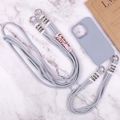Чехол TPU two straps California для Apple iPhone 13 Pro Max (6.7") Серый / Stone