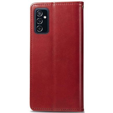 Кожаный чехол книжка GETMAN Gallant (PU) для Samsung Galaxy M34 5G Красный