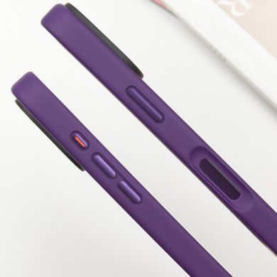 TPU+PC чехол Metal Buttons для Apple iPhone 16 Pro Max (6.9") Темно-Фиолетовый