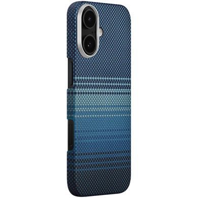Чехол PC Carbon Protection Slim with MagSafe для Apple iPhone 16 (6.1") Blue