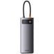 Перехідник HUB Baseus Metal Gleam Series 7-Port Clarity (Type-C to HDMI+USB3.0*3+PD+SD/TF) (B000307) Station Gray фото 2
