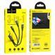 Дата кабель Hoco X14 Times Speed 3in1 (Lightning+Micro USB+Type-C) (1m) Черный фото 5