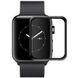 Полимерная пленка 3D (full glue) (тех.пак) для Apple Watch 40mm Черный
