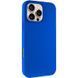 Чехол Silicone Case Full Protective (AA) NO LOGO для Apple iPhone 16 Pro Max (6.9") Синий / Capri Blue