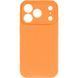 Чохол Silk Full Camera Protective (AA) NO LOGO для Apple iPhone 17 Pro Max (6.9") Помаранчевий / Orange фото 2