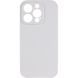 Чехол Silk Full Camera Protective (AA) NO LOGO для Apple iPhone 16 Pro (6.3") Белый / White фото 2