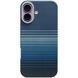 Чехол PC Carbon Protection Slim with MagSafe для Apple iPhone 16 (6.1") Blue фото 2