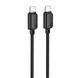 Дата кабель Hoco X113 Beneficio Type-C to Type-C 60W (1m) Black