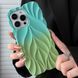 TPU чехол Leaf для Apple iPhone 16 Pro (6.3") Marine Green / Mint фото 2